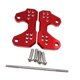 thumbnail image 3 of Estriberas para motocicleta Accesorios para estriberas Reemplazo Estriberas traseras profesionales Rojo, 3 of 8