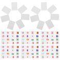 thumbnail image 2 of 65pcs Mahjong Flag Pattern Tile Push Game White Tiles National World Flags Country Circle Flag Symbols Collection Family Fun And Relaxation, 2 of 9