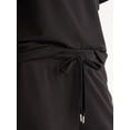 thumbnail image 5 of Joyspun Women's French Terry Short Sleeve Top and Capri Pants Pajama Set, 2-Piece, Sizes XS-3X, 5 of 5