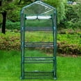 thumbnail image 4 of Namzi 4-Tier Greenhouse Tent, Portable, PVC, Zipper Door, 4 of 5