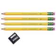 thumbnail image 3 of Ticonderoga My First Pencils, with Sharpener, Presharpened, #2 HB .4 mm, Yellow, 4 Count (5 Pieces), 3 of 6