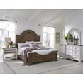 thumbnail image 5 of Glendale Estates Queen Wood Panel Bed in Brown Finish by Pulaski Furniture, 5 of 6