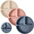 thumbnail image 1 of Suction Plates for Babies & Toddlers | 100% Silicone | Plates Stay Put with Suct, 1 of 5