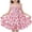 Red, variant on CYRBOKO Dresses for Girls, Floral Print Summer A-line Drawstring Bow Casual Dresses Purple Size 7-8 T