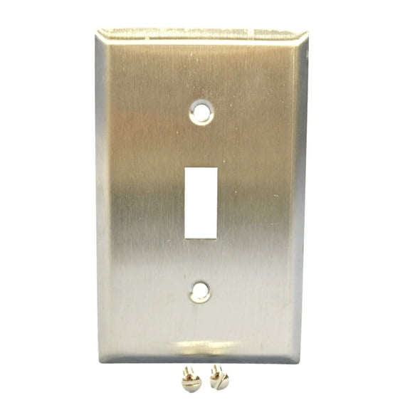 Mulberry Stainless Steel 1-Gang Switch Cover Toggle Wallplate Switchplate 97071