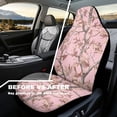 thumbnail image 4 of Uorisanigo Car Seat Covers Set of 2 Waterproof Pink Camo Hunting Car Accessories Auto Seat Covers Front Seats Only Easy to Install Covers All-Season Protection Universal Fit for Most Vehicle, 4 of 7