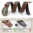 thumbnail image 3 of SUOSDEY Cowboy Belts for Men Women Western Belts Cowgirl Embossed Belt Country Belts for Jeans Christmas Gifts, 3 of 6