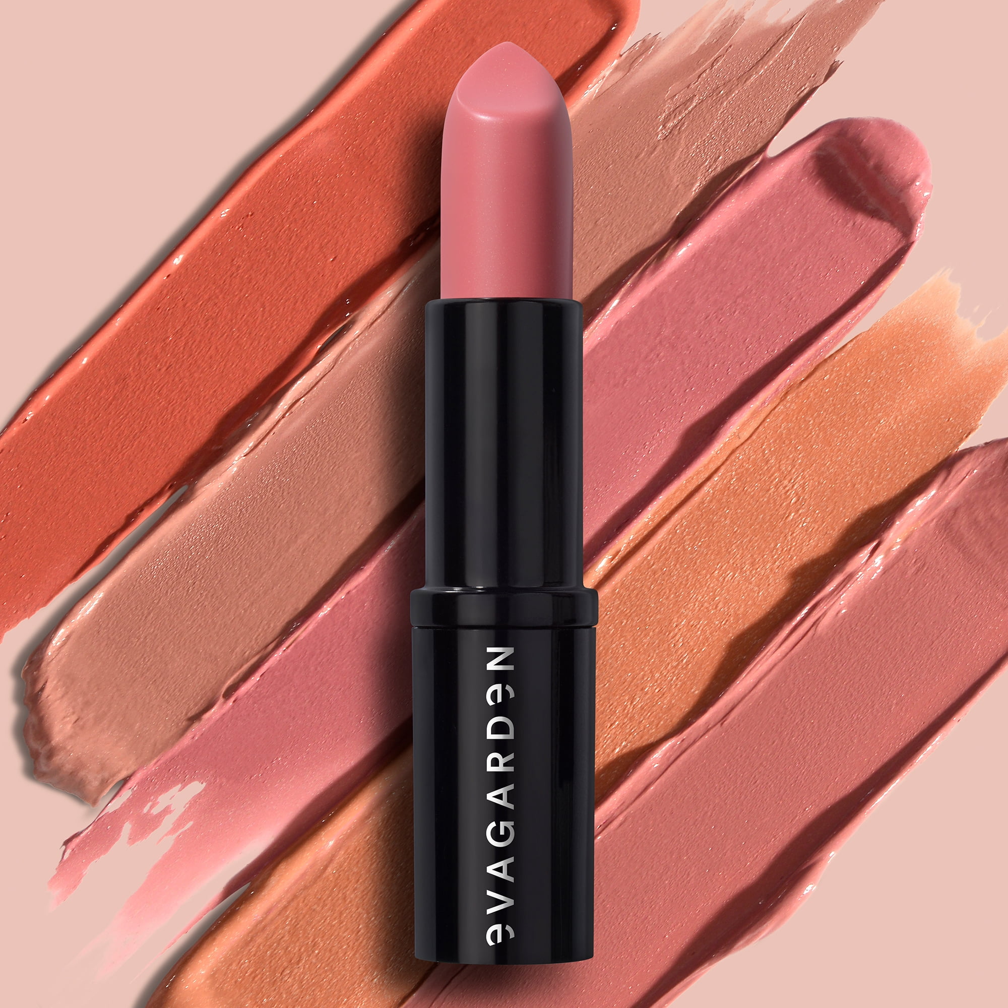 EVAGARDEN BB Lipstick - Hydrates and Plumps to Enhance Your Pout - Smoothens, Softens and Delivers Luminous Color - With Vitamin E to Brighten Skin and Tone Tissue - 582 Salmon Rose - 0.1 oz