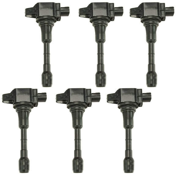 TRQ Ignition Coils Kit Set of 6 for Nissan 370Z Infiniti G37 M37 V6 3.7L ICA61597 Fits select: 2014-2016 INFINITI QX50, 2014-2015 INFINITI Q60