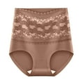 thumbnail image 5 of Arnsht Women's V Leg Extra Firm Control Brief Panty Coffee XL, 5 of 5