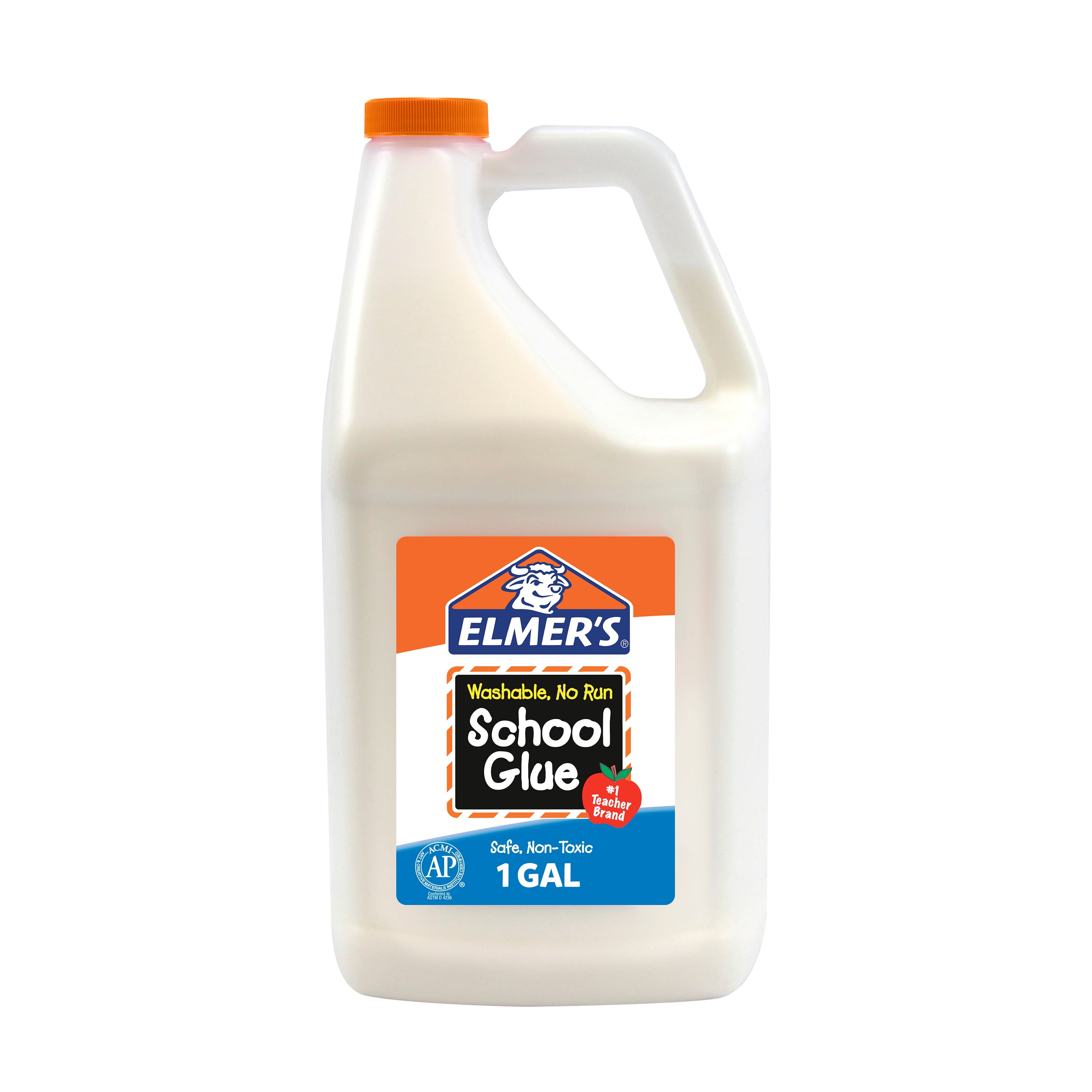 Elmer's Liquid School Glue, Washable, Great for Making Slime, 1 Gallon, 1 Count