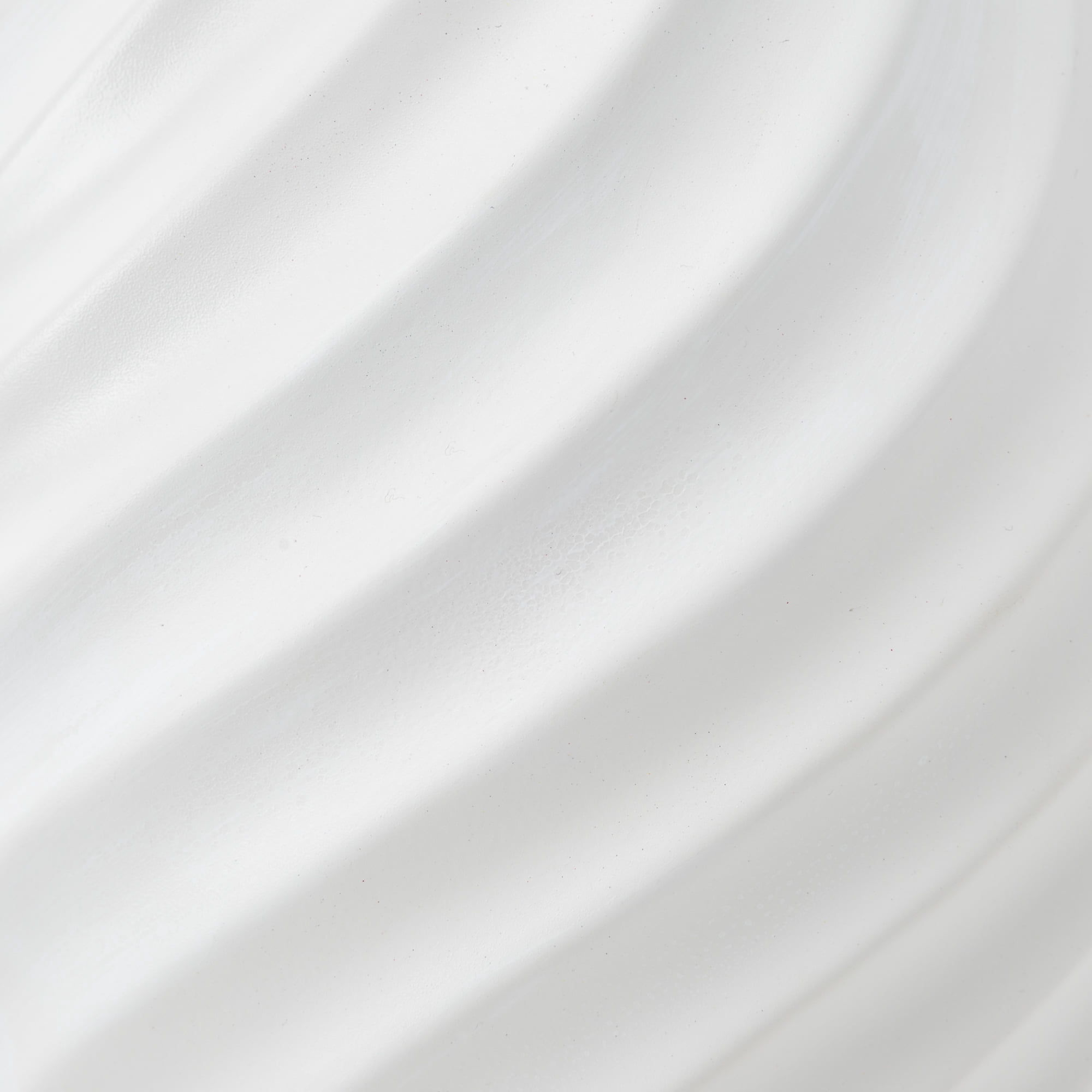 Mainstays Curved Ribbed White Ceramic Decorative Vase, 9.25"
