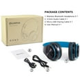 thumbnail image 6 of LUXMO Over Ear Bluetooth Headphones, Wireless Headset with Built-in Mic, Micro TF, FM Radio, Soft Earmuffs & Volume Control for iPhone/Samsung/PC/TV, 6 of 10