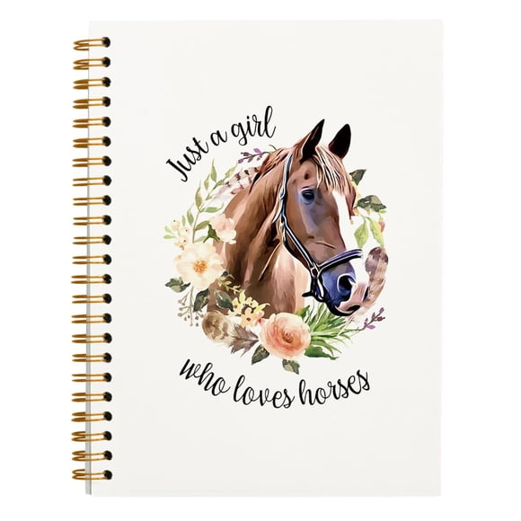 Notebook Hold Fizz, 5.5 x 8.3 pulgadas, regalos para Horse Girl