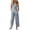 #04 Gray 【Mix & Match: Stock Up on Your Favorite Colors】, variant on Women's Soft Fabric Button Down Jumpsuit, Mid Waist Body Shaping Casual Fit, Side Pockets Comfortable Solid Color, For Work Day Errands Vacation Everyday Wear | TruHer,Pink XL
