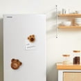 thumbnail image 2 of 8.5x8cm Bear Claw Bottle Opener Wooden Cute Fridge Magnet Beech Wood Coaster, 2 of 5