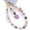 Amethyst Glow, variant on Phone Charm for Women, Anti- Phone Wrist Strap, Hands-Free & Beaded Chain, Detachable Lanyard with Tether Tab