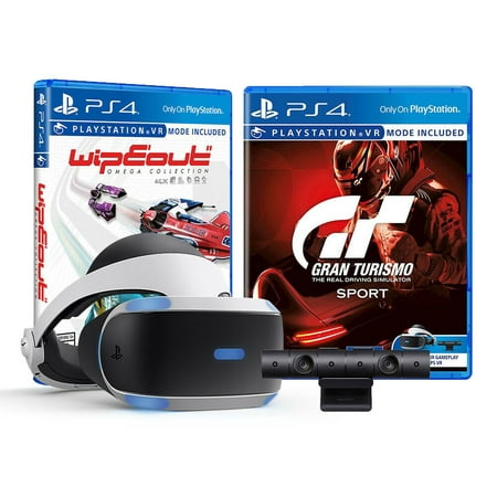 Sony Playstation VR Gran Turismo Sport and Wipeout Omega Collection