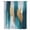 Teal Yellow White, variant on Abstract Teal Gold Sheer Curtains 45 Inches Long, Green White Wall Art Textured Light Filering Curtains, Breathable Simi Curtain Privacy Drapes for Kitchen Bathroom Lightweight Small Window Treatment