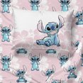 thumbnail image 2 of Disney Lilo & Stitch Sweet Yet Spacey Blue & Pink 5 Piece Twin Bed Set w/ Sham, 100% Microfiber, 2 of 4