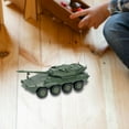 thumbnail image 4 of Siruishop Tank Model Building Kit Layout Props Ornament for Boys Collection Birthday Gift Tabletop Decoration DIY Assembly Puzzles 1/72 Green, 4 of 7