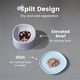 thumbnail image 4 of Ceramic Cat Bowl, Combined Type Elevated Cat Bowl, Whisker Fatigue Cat Bowl, Dishwasher and Microwave Safe, One Elevated Cat Bowl and One Dish, 4 of 4