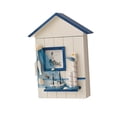 thumbnail image 4 of veasfak Wall Wooden Key Storage Box Key Cabinet Handmade 29.5x5x22.5cm Decorative with 6 B, 4 of 9