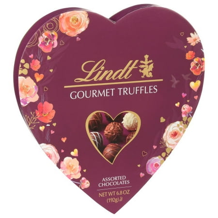 Lindt Valentine's Heart Gourmet Chocolate Truffles - 6.8oz