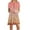 1# Pink Holiday Dresses for Women, variant on Cyber&Monday Deals Dyegold Sundresses for Women Casual Beach - Vacation Dresses for Women Round Neck Short Sleeve Vintage Floral Print Tshirt Midi Sun Dress Loose Fit A-Line Dress
