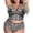 Gray, variant on TRUBKH Pajama Set romper Push Up Bustier Crop Top Lace High Waisted Bra 2 Piece Comfortable Seamless Casual Waisted Bikini Adjustable Strap Tummy 2 Piece Underwear Square Neck Blue L