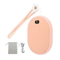 thumbnail image 2 of Rechargeable Hand Warmer, 2 Temperatures LED Display Cute Heated Hand Warmer, Electric Hand Warmer  Pocket Warmer  Reusable Hand Warmer  Camping Hand Warmer for Winter, 2 of 7