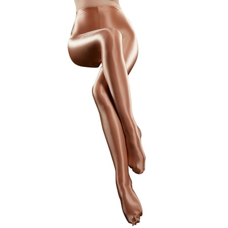 

Women Shiny Glossy Spandex Stockings Opaque Pantyhose Sports Fitness Tights New