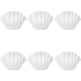thumbnail image 6 of hulanddfd 6 Pack Seaside Shells-Shaped Ceramic Vase, 6.8"x4.5"x3.5" Modern Decorative Ceramic Vase Desktop Ornaments Flower Arrangement for Living Room TV Cabinet Entrance, 6 of 9