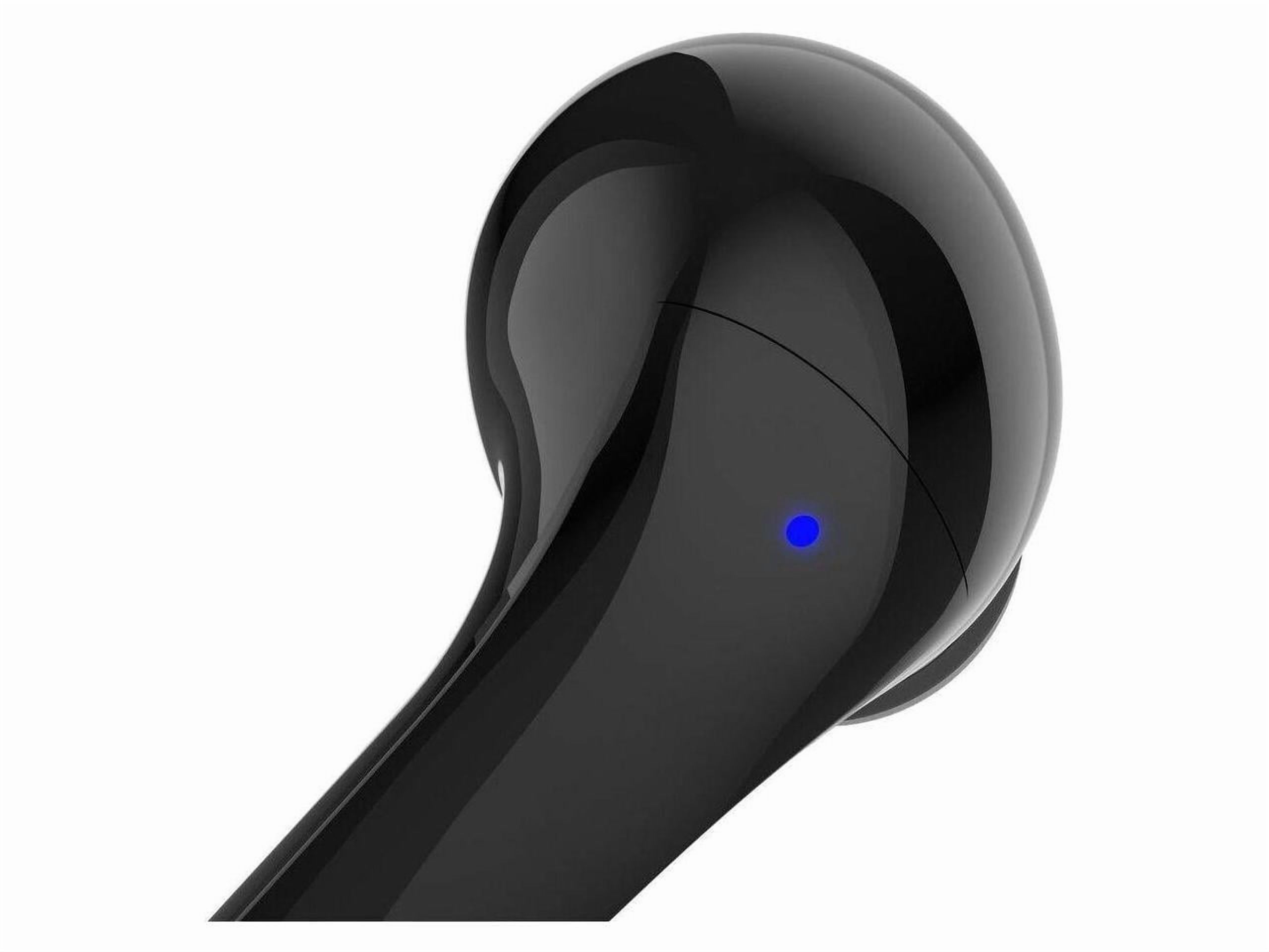 Belkin SoundForm Motion True Wireless Earbuds - Mono, Stereo - True Wireless - Bluetooth - 32.8 ft - Earbud - Binaural - In-ear - Noise Canceling - Black