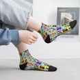 thumbnail image 2 of Pofeuu Cute Dogs Collage Print 30cm Socks, Adult Running Hiking Socks for Youth and Adult, 2 of 7