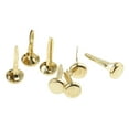 thumbnail image 3 of 400Pcs Golden Round Fastener Metal Brad Embellishment Decor 8mm, 3 of 8