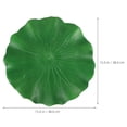 thumbnail image 3 of OULII 5Pcs Pool Floating Leaves Green PU Foam Aquarium Decor Sunlight Blocking, 3 of 7