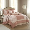 thumbnail image 2 of Sibyl 7 Piece Comforter Set, King, Blush, 2 of 4