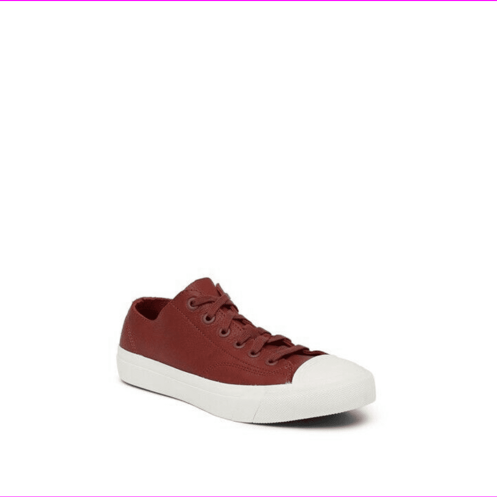 red leather keds