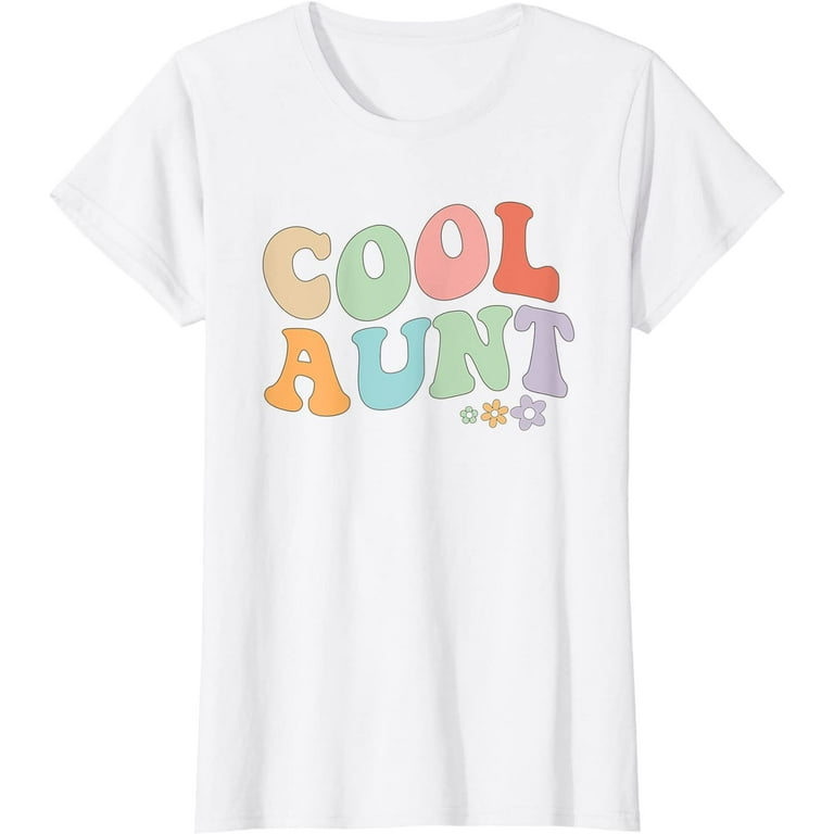 Cool Aunt vintage floral design to auntie from niece T-Shirt