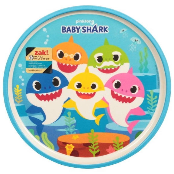 BABYSHARK 8IN MELM BAMBOOPLATE