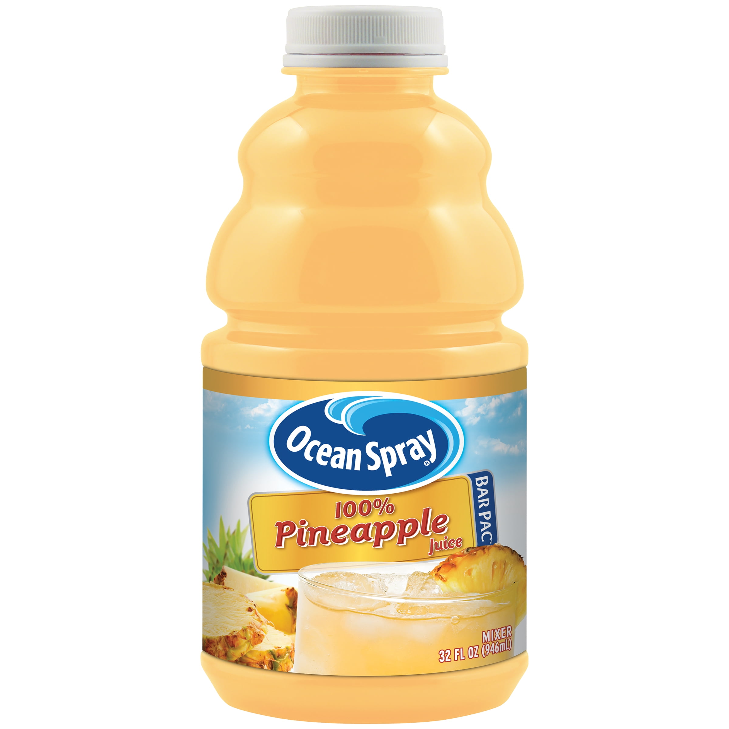 Ocean Spray 100 Pineapple Juice, 32 fl oz