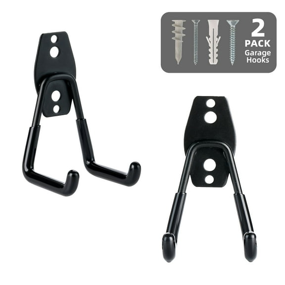 Kroyicegears Heavy Duty Garage Hooks - Storage Hooks for Hanging in Garage - Bike Hooks for Garage Ceiling - 40 lb