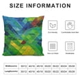 thumbnail image 5 of BANET Throw Pillow Cover, Blue Green Decorative Pillow Case Cushion Covers for Bedroom Home Dorm Car 22x22in, 5 of 5