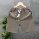 thumbnail image 4 of Pantalones cortos para hombre con bolsillos, estampado a cuadros, para el hogar, pantalones cortos para hombre, talla pequeña, elegantes, ofertas especiales, esenciales, XXL, XL, moda, casual, Y2k, 4 of 5