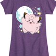 thumbnail image 3 of Pokémon - Clefairy Moon Stars - Girls Toddler And Youth Fitted Short Sleeve Graphic T-Shirt, 3 of 5