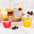 thumbnail image 2 of 50PCS 9oz Plastic Cups for Party, Disposable Silver Plastic Cups, Cocktail Glasses for Wedding Thanksgiving, Christmas, 2 of 4