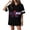 Black Short Sleeve, variant on Mexico Soccer Jersey for Women Short Sleeve National Flag Color Block Print Basic Shirts Crew Neck Fashion Country Name Print 2026 Shirt Spain Brazil Argentina France Germany Portugal Red 3XL