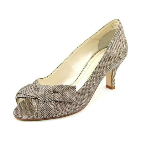Caparros Iberia Peep-Toe Canvas Heels