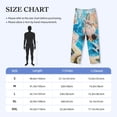 thumbnail image 4 of Lsque Vintage Map Travel Essentials Print Men's Pajama Pants, Lounge Pant - Comfortable Home Wear,Elastic Waistband, Stylish Design-X-Large, 4 of 9